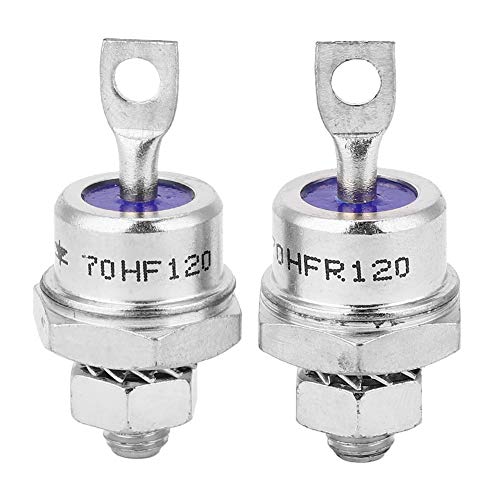 5 Paare Gleichrichterdiode 70HFR120/70HF120 Spiralgleichrichtermodul für das Laden von Batterien und Konvertern von Wal front