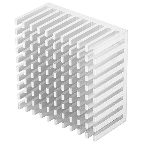 5 Stücke Alu Kühlkörper, Heatsink Kühlrippen Kühlers 40x20x40mm Kühler Fin Kühlkörper Modul für High Power LED Verstärker Transistor(Silber) von Walfront