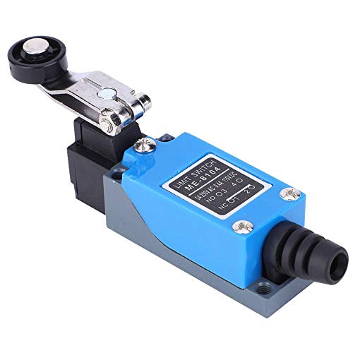 ME-8104 Endschalter, 250 V AC 115 V DC Einstellbarer Rollenhebel Mikroschalter 50~60 Hz 12 x 4 x 2,7 cm von Walfront