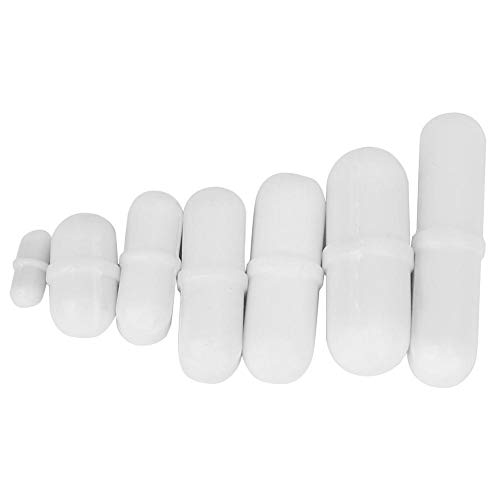 Magnetrührstäbchen, 7 Stücke Magnetrührer Mischer Rührstab Typ B PTFE Labor Rührstab für Rühren Flüssigkeit oder Lösung Magnetrührstäbchen, 7 Stücke Magnetrührer Mischer Rührstab Typ B PTFE Labor Rührstab für Rühren Flüssigkeit oder Lösung von Wal front