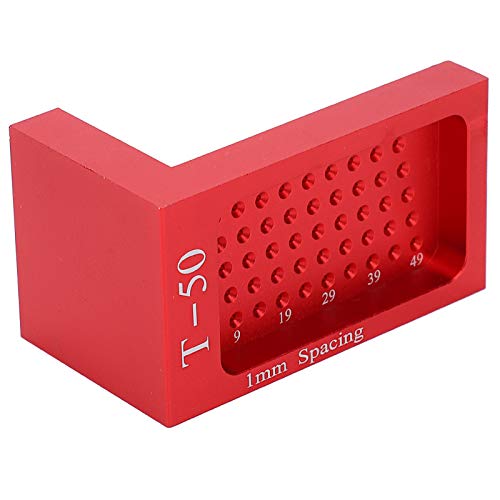 Precision Woodworking Ruler, Messinstrument Holzbearbeitung T-Typ Scribe Mark Messwerkzeug Aluminium Cross-Kalibrierung Lineal Precision Woodworking Ruler, Messinstrument Holzbearbeitung T-Typ Scribe Mark Messwerkzeug Aluminium Cross-Kalibrierung Lineal von Walfront