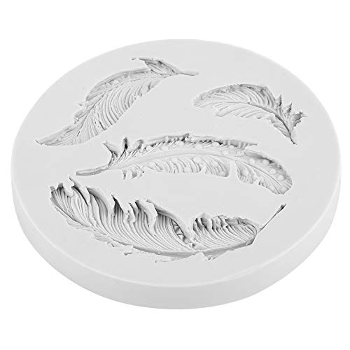 Silikonform für Kuchen, Schokolade, Federform, Fondant von Walfront