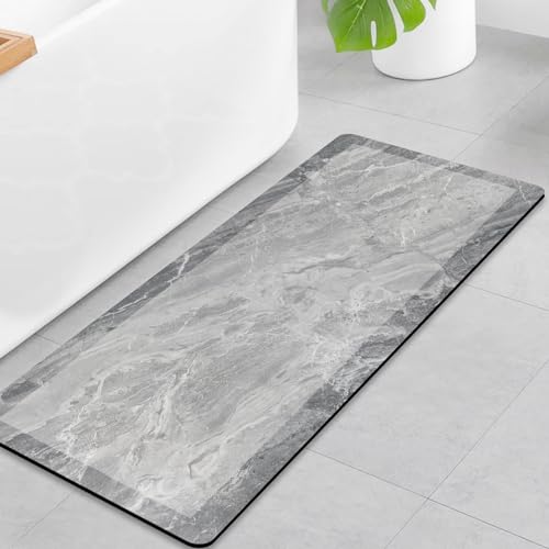 Badematte rutschfest Schnelltrocknend Bodenmatte 43x120cm,Absorbierende Badematten | Duschvorleger rutschfest Waschbar | Weiche und Bequeme Badvorleger Saugfähig Für unter der Tür, Küche, Badezimmer Badematte rutschfest Schnelltrocknend Bodenmatte 43x120cm,Absorbierende Badematten | Duschvorleger rutschfest Waschbar | Weiche und Bequeme Badvorleger Saugfähig Für unter der Tür, Küche, Badezimmer von Walant