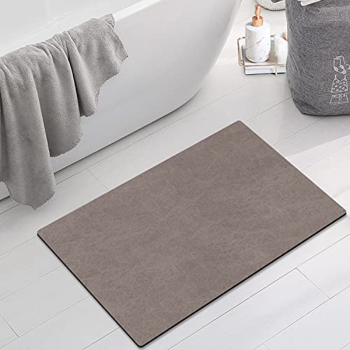 Walant Badematte Rutschfester,40x60cm Absorbierende Bodenmatten rutschfeste, Badezimmermatten Antirutsch,Duschvorleger Schnell Trocknend Schmutzabweisende Pflegeleichte,Waschbar Bathroom mat von Walant