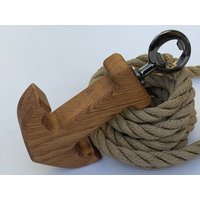 Flaschenöffner Anker Holz Eiche von Walddings