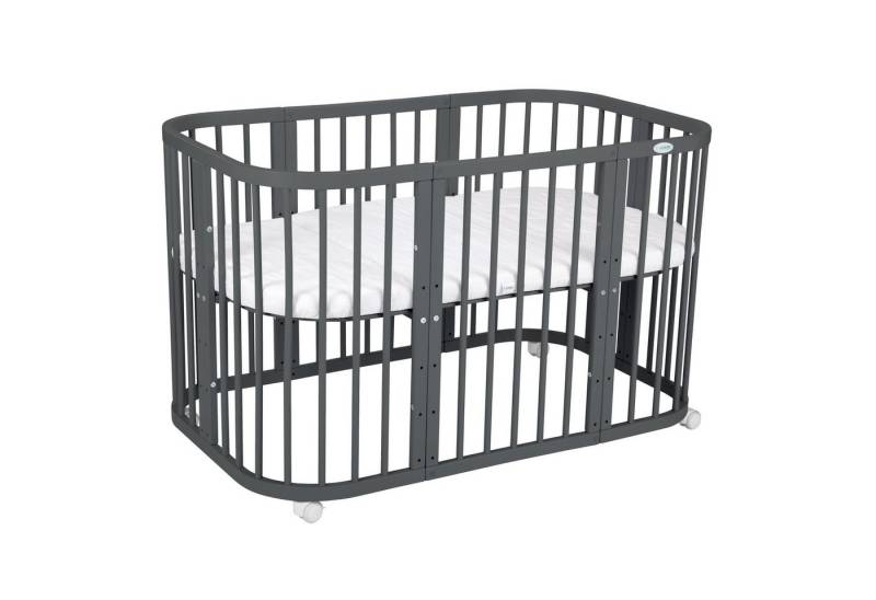 Waldin Babybett Mobiles Babybett aus Holz 7in1 mit Matratze, mitwachsend Waldin Babybett Mobiles Babybett aus Holz 7in1 mit Matratze, mitwachsend von Waldin