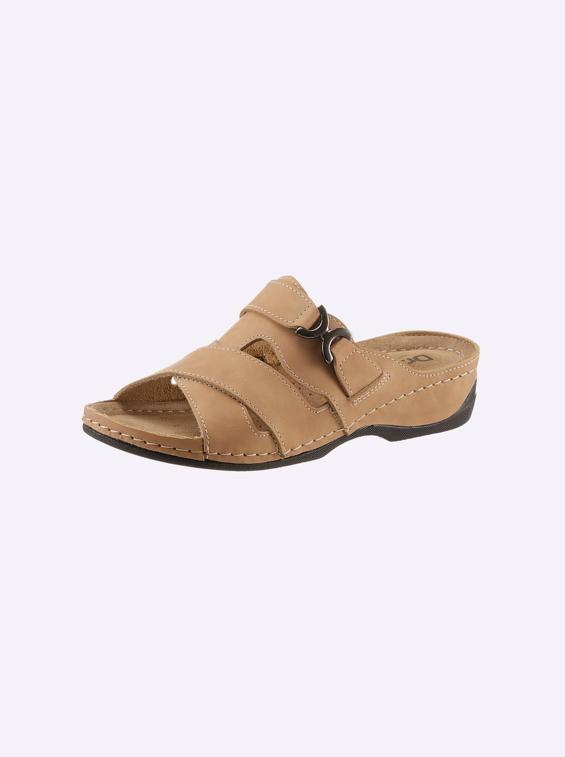 Pantolette in camel von Waldläufer von Waldläufer