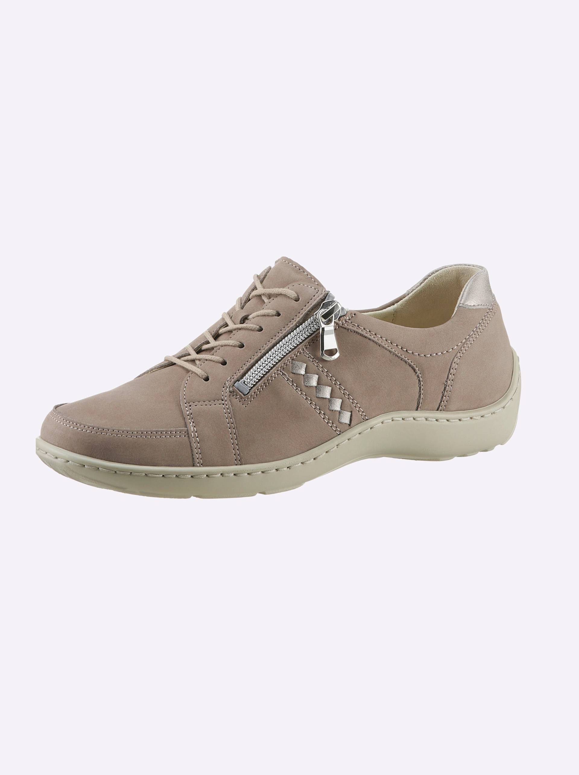 Schnürschuh in beige von Waldläufer von Waldläufer