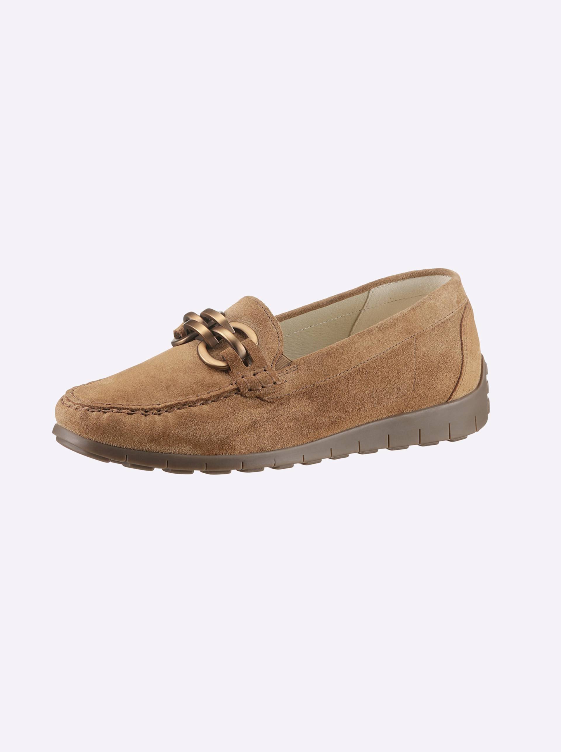 Slipper in camel von Waldläufer von Waldläufer