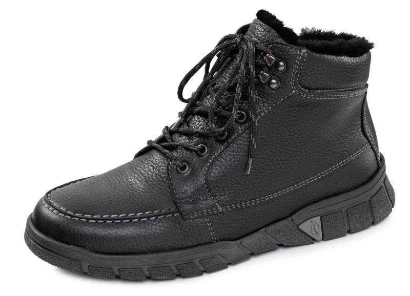 Waldläufer, gefütterte Herren-Boots, Winterschuhe, Weite H, mit Lammfell, Schuhgröße 7 1/2, Schwarz Waldläufer, gefütterte Herren-Boots, Winterschuhe, Weite H, mit Lammfell, Schuhgröße 7 1/2, Schwarz von Waldläufer