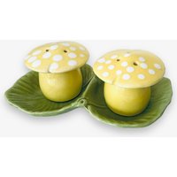 50Er70Er Jahre Majolika Pilze Als Salz - Und Pfefferstreuer von Waldmaedchenshop