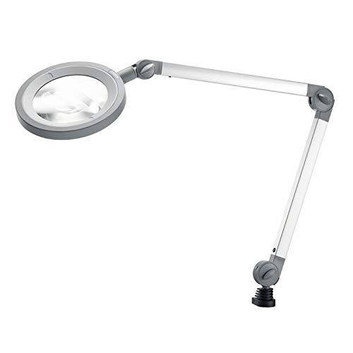 Waldmann Lupenleuchte MLD 750/850/D dimmbar 3,5 dpt inkl. Tischklemme in Grau von Waldmann