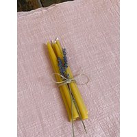 Bundle Bienenwachskerzen Baumkerzen 13mm Lang von WaldorfLicht