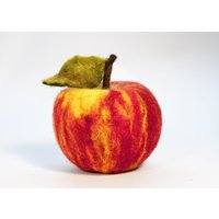 Nadelgefilzter Roter Apfel Herbst Geschenke Filz Dekoration Natur Tisch Waldorf Nadel Gefilzt Weihnachtsdekoration Mittelpunkt von Waldorfworld