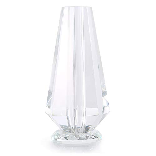 1 STÜCKE Vase Deko, Klar Eelegant Kristall Vase Handwerk Dekoration für Kristall Rose Blume von Walfront