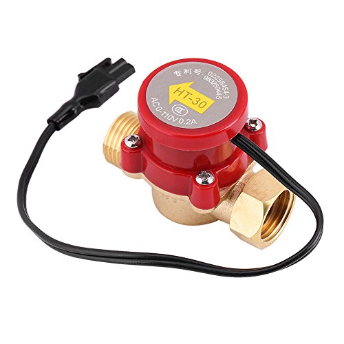 1 Stück Magnetic Wate Flow Sensor Schalter Rohr Boosting Pump Maschine Automatische Elektronische Schaltersteuerung für Dusche Niedriger Wasserdruck Solar Heizung Wasserkreislauf G1 / 2 Gewinde von Walfront