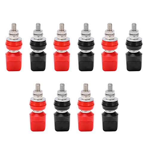 10 Stück Bananenbuchse M6 Messing-Anschlussklemme mit 4-mm-Buchse Stromanschlussbuchse Bananenstecker-Buchse für Schiff RV LKW Auto 10 Stück Bananenbuchse M6 Messing-Anschlussklemme mit 4-mm-Buchse Stromanschlussbuchse Bananenstecker-Buchse für Schiff RV LKW Auto von Walfront