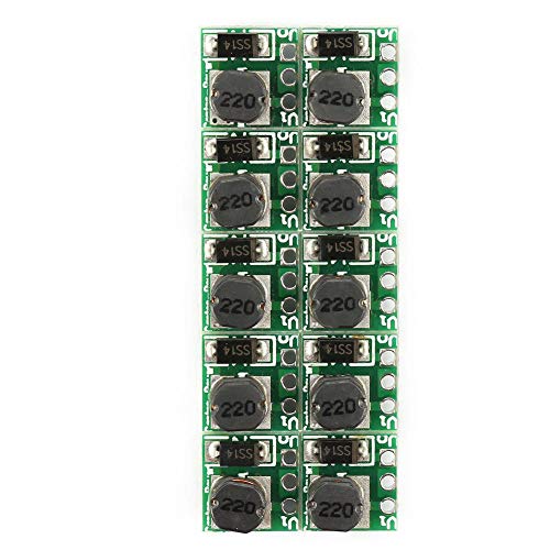 10 Stücke Boost Converter Wandler Module, DC DC 0,9-5 V zu 5 V Step Up Converter Modul Spannungsregler, T64 Einstellbare Stromversorgungsmodul Leiterplatte von SEAFRONT