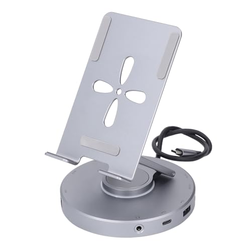 10-in-1-USB-Hub-Ständer mit PD 4K HD Gigabit RJ45, Leistung Bis zu 100 W, Anschluss an Displays, Tablets, Laptops, IOS, Android, Linux von Walfront