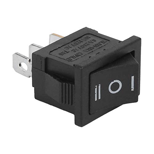 10-teilige Walfront KCD1 AC 6A 250 V/10 A 125 V Mini-Wippschalter 3-poliges 3-Positionen-Vierkantboot zum Ein- und Ausschalten für Haushaltsgeräte 10-teilige Walfront KCD1 AC 6A 250 V/10 A 125 V Mini-Wippschalter 3-poliges 3-Positionen-Vierkantboot zum Ein- und Ausschalten für Haushaltsgeräte von Walfront