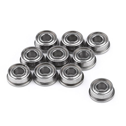 Kugellager mit Flansch, 10Pcs F684ZZ Flansch Radialkugellager, 4x9x4mm Doppelte Abgeschirmte Mini Kugellager, Flanschkugellager für Drucker 3D Modell von Walfront