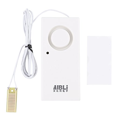 120dB High Sensitivity Wasser Lecksensor Alarm Detektor Wasser Überlauf Alarm für Leckerkennung und Flood Alerts von Walfront