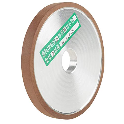 150 Grit 100 mm Diamant Schleifscheibe für Messer, 100 x 20 x 10mm Resin Bond Plain Diamantschleifscheibe für Cutter Grinder Hartmetall Hart Stahl von Walfront