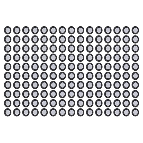 150 Stück Hochreflektierende Magnetische Reflektierende 3D-Scan-Marker, 6 Mm Innendurchmesser, 10 Mm Außendurchmesser für Genaue Tracking-Positionierung, Wiederverwendbare von Walfront