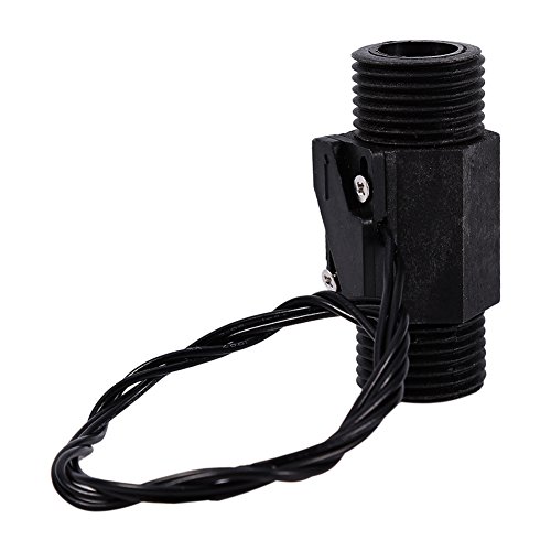 1pc Plasti Schwarzer Wasserdurchfluss Schalter Magnetischer Vertikaler/Horizontaler Wassersensor EFS-04P Wechselstrom 220V von Walfront