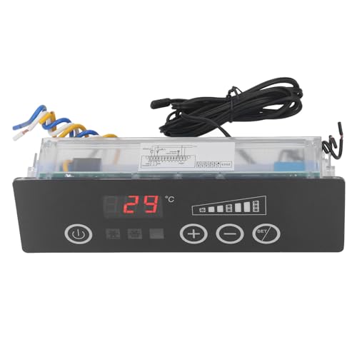 220V Digitaler Temperaturregler Gefrierschrank-Temperaturregler -45℃~45℃ NTC-Sensor Kühlschrank-Kühlthermostat Geeignet für Inkubatoren Kühlschränke Gewächshäuser Küchen von Walfront
