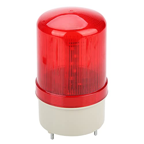 220V LED Warnleuchten BEM-1101J Akustische Optik Alarm Drehlicht Notfall LED Strobe Rot von Walfront