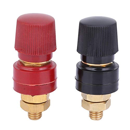 Walfront 2Pcs Terminal Binding Post, 555 Typ Messing Säule Terminal Block M8 Gewinde Durchmesser Binding Post 0V-380V 200A Walfront 2Pcs Terminal Binding Post, 555 Typ Messing Säule Terminal Block M8 Gewinde Durchmesser Binding Post 0V-380V 200A von Walfront