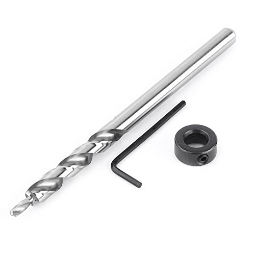 Walfront 3/8" Twist Step Bohrer runder Schaft mit Verstellbarer Tiefe Stop Collar für Kreg Manual Pocket Walfront 3/8" Twist Step Bohrer runder Schaft mit Verstellbarer Tiefe Stop Collar für Kreg Manual Pocket von Walfront