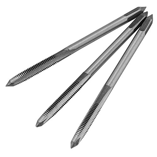 3 Stücke High Speed ​​M3 / M4 / M5 Lager Stahl Spirale Handgewinde Gewindebohrer Bohrer Maschine Gewinde Metric Plug Tap(M5) von Walfront