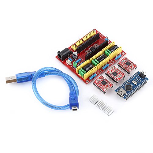 3D Printer Gravur Erweiterungsplatine Controller Controller kit CNC Shield V4 Nano 3.0 Board A4988 Treiber mit USB Kabel für 3D Printer Gravur Erweiterungsplatine Controller Controller kit CNC Shield V4 Nano 3.0 Board A4988 Treiber mit USB Kabel für von Walfront