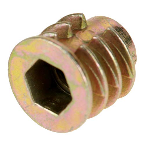 50 stücke Einschraubmutter M4, Gewindeeinsätze M4 × 8mm Sechskantmutter, Hex Antriebskopf Mutter Gewinde Zink legierung Möbel für Holz Einsatz Gewinde Schnittstelle Schrauben 50 stücke Einschraubmutter M4, Gewindeeinsätze M4 × 8mm Sechskantmutter, Hex Antriebskopf Mutter Gewinde Zink legierung Möbel für Holz Einsatz Gewinde Schnittstelle Schrauben von Walfront
