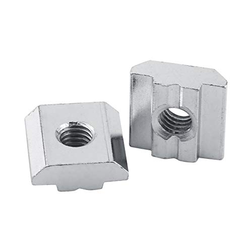 50 teile Beschichtetem Kohlenstoffstahl Schiebe T-Nut Mutter für Aluminium Profil Zubehör Europäische Standard(EU30-M6) von Walfront