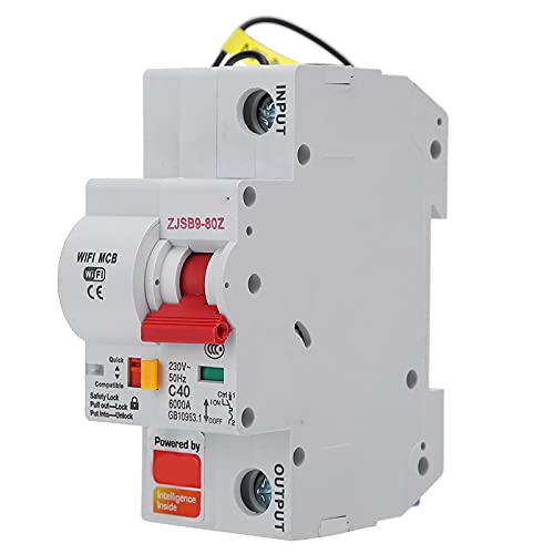 AC220V Smart WIFI-Leistungsschalter Miniatur-Leistungsschalter PA66-DSM Flammhemmende Shell-Unterstützung Wifi-Mobiltelefon APP-Fernbedienung(1P 40A) von Walfront