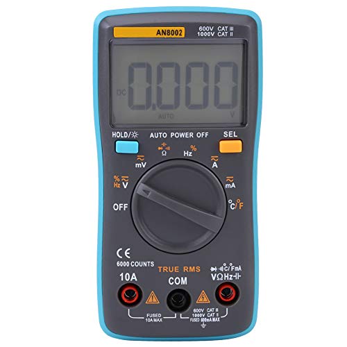 ANENG AN8002 True RMS Digital Multimeter, Messung des AC/DC Spannungs Stromwiderstandsprüfers 6000 Zähler von Walfront