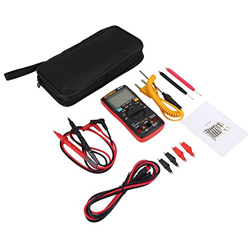 ANENG AN8009 Digitale Auto Ranging Multimeter 9999 Count True RMS AC/DC Spannung HFE Elektronische Meter (Rot) von Walfront