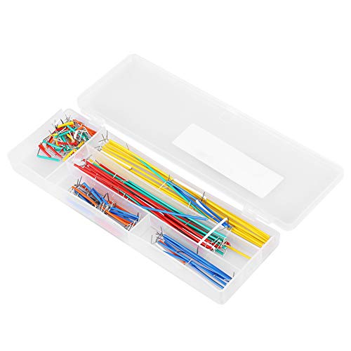 Breadboard-Überbrückungsdrähte 140-teiliges Breadboard-Überbrückungskabel-Kit, 14 Längen, Sortierte Überbrückungsdrähte mit Aufbewahrungsbox von Walfront