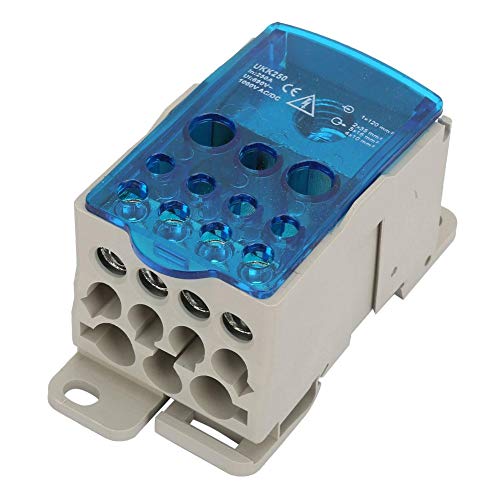 DIN Schiene Verteilerblock 250A 1 in vielen Ausgangsklemmenblöcken für Universal Power Junction Box Steckverbinder UKK250A Klemmblock Elektroinstallation DIN Schiene Verteilerblock 250A 1 in vielen Ausgangsklemmenblöcken für Universal Power Junction Box Steckverbinder UKK250A Klemmblock Elektroinstallation von Walfront