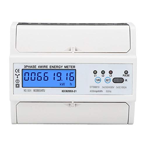 DTS6619-016 3-Phasen-4-Draht-Energiezähler 380V 7P Elektrischer kWh-Zähler Digitaler Leistungsmesser mit LCD-Display mit Hintergrundbeleuchtung DTS6619-016 3-Phasen-4-Draht-Energiezähler 380V 7P Elektrischer kWh-Zähler Digitaler Leistungsmesser mit LCD-Display mit Hintergrundbeleuchtung von Walfront