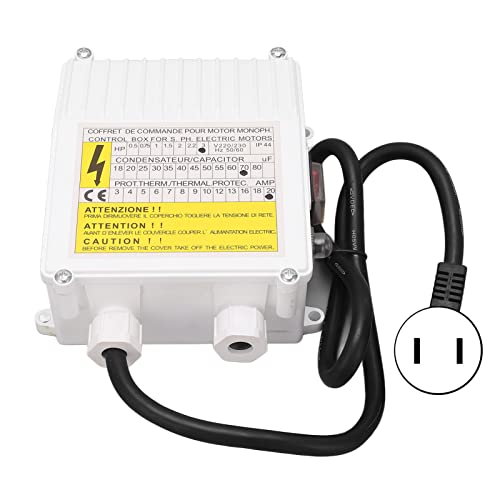 Deep Well Pump Control Box 2.2KW 3.0HP 70uf 20A Wasserpumpenteile Controller FüR Tauchpumpe von Walfront