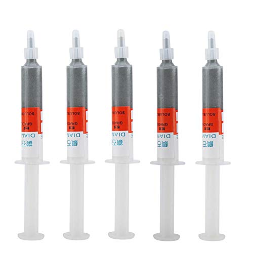 Diamantpaste, 5-teilige Diamant Schleifpaste, Diamantschleifpolierpaste Läppmasse Formpolierwerkzeugsatz Diamantschleifpaste, W0.5-W40 320~10000 Diamant Polierpaste(W10#1000) von Walfront