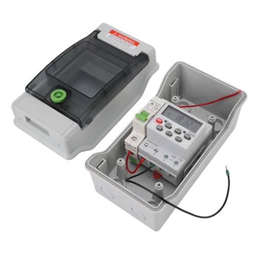 Digital Timer Switch 32A 230/400 V 16 -mal auf Wasserfest -Zeit -Steuerverteilungskasten für Straßenlaternenpool -Pumpenschalter Elektrische Box Outdoor von Walfront