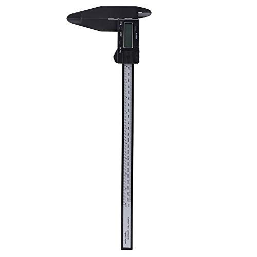 Walfront Digitalmessschieber, 300 mm Elektronischer Messschieber-Carbonlineal mit langem Backenmesswerkzeug, großem LCD-Bildschirm Millimeter/Zoll Umwandlung (300MM) von Walfront