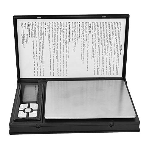 Digitale Taschenwaage 2000g Kapazität LCD Display Edelstein-und Schmuckwaage Laborwaage Lebensmittelwaage Küchenwaage (Batterie nicht im Lieferumfang enthalten) von Walfront