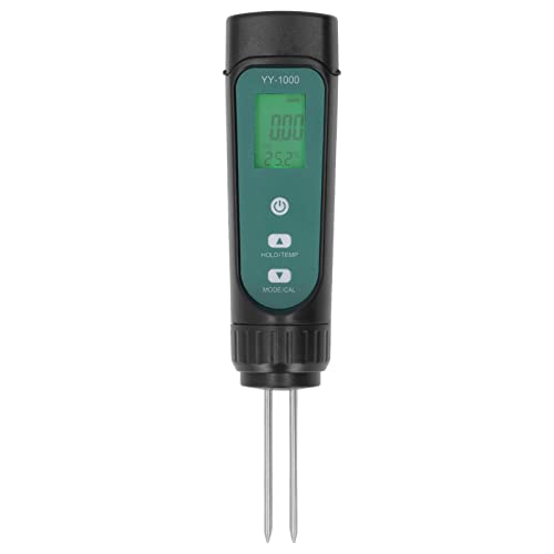 Digitaler Bodentester 3 in 1 EC-Temperatur-Feuchtigkeitsmesser Boden-pH-Messgerät Bodenhygrometer Feuchtigkeitsmonitor Bodentestmessgerät von Walfront