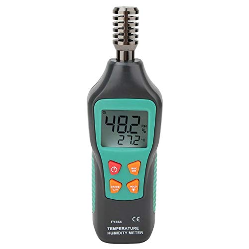 Digitales Thermo-Hygrometer, Thermometer, Hygrometer, Mini Temperatur und Feuchtigkeitsmessgerät mit Umgebungs, Luftfeuchtigkeit, Hintergrundbeleuchtung, Daten halten 0-99% RH -20 ℃ -60 ℃ Digitales Thermo-Hygrometer, Thermometer, Hygrometer, Mini Temperatur und Feuchtigkeitsmessgerät mit Umgebungs, Luftfeuchtigkeit, Hintergrundbeleuchtung, Daten halten 0-99% RH -20 ℃ -60 ℃ von Walfront
